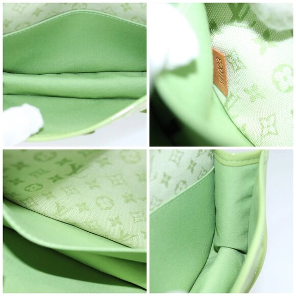 LOUIS VUITTON Monogram Mini Trousse Marie Kate Pouch Green M92935 Auth 73086SA - Picture 14 of 14